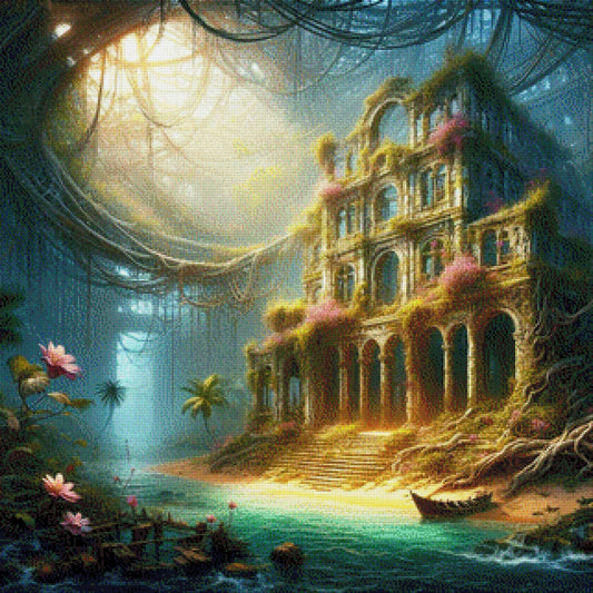 Ruine der Vergangenheit - Diamond Painting