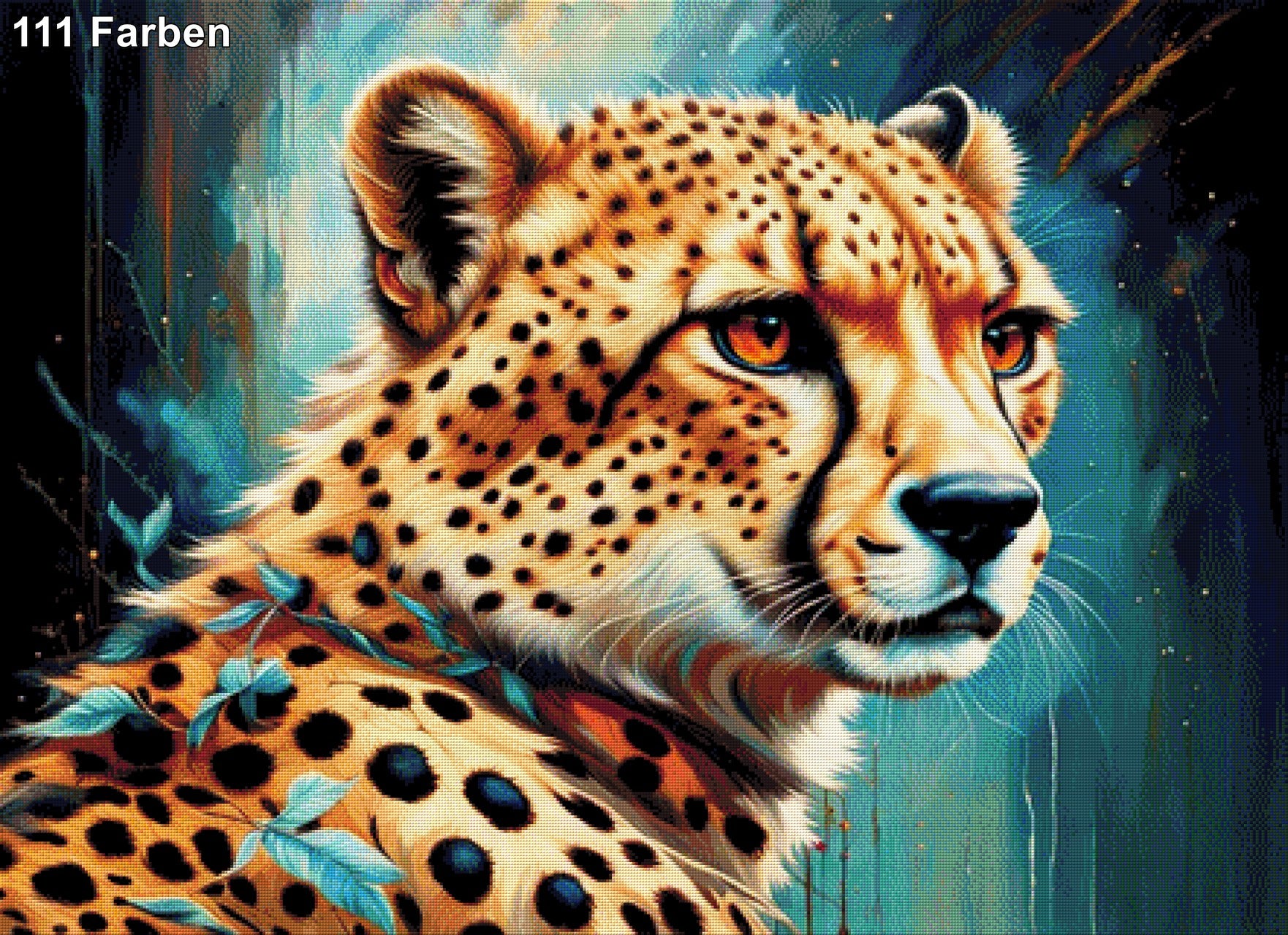 Arny der Gepard - Diamond Painting