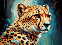 Arny der Gepard - Diamond Painting