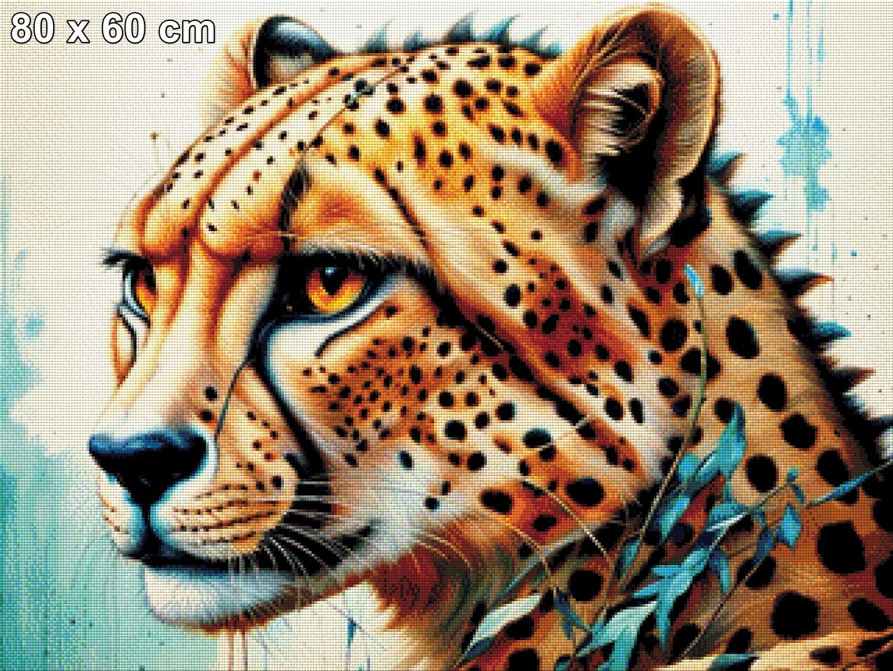 Luis der Gepard - Diamond Painting