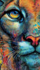 Bunter Puma - Diamond Painting