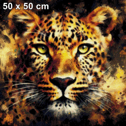 Leopard Portrait - Diamond Painting