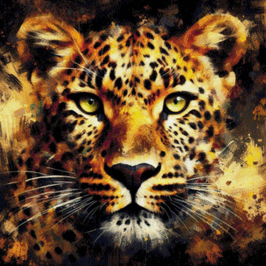 Leopard Portrait - Diamond Painting
