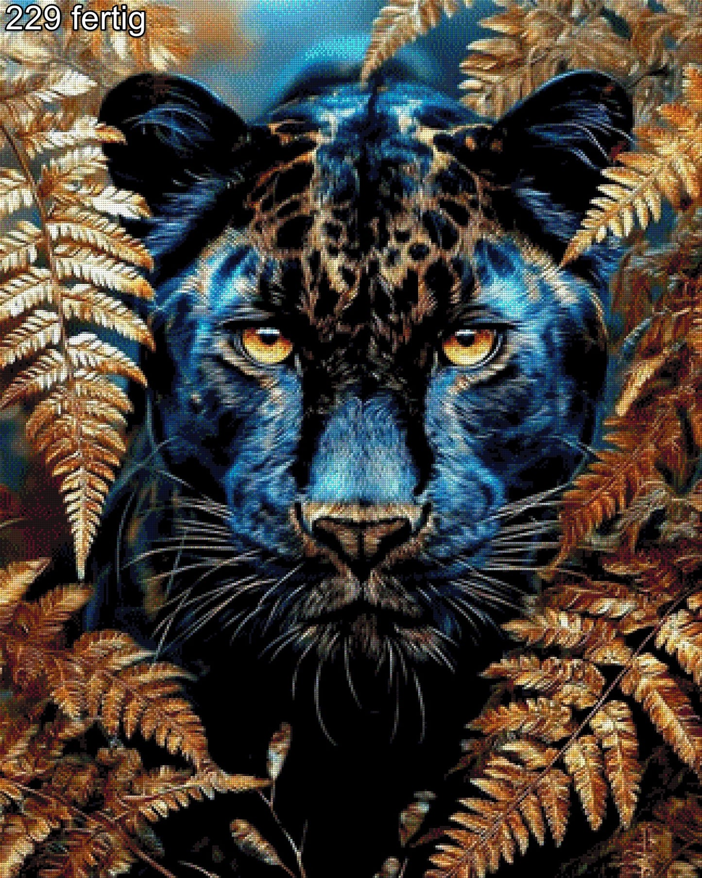 Diamond Painting Leopard Leo Panther