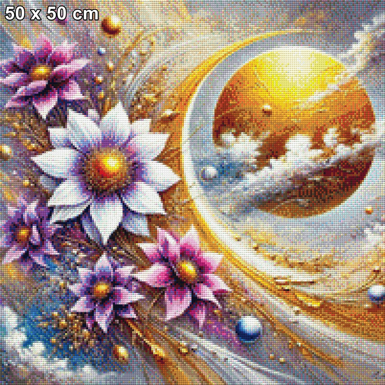 Golden Moon - Diamond Painting