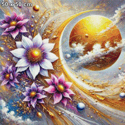 Golden Moon - Diamond Painting