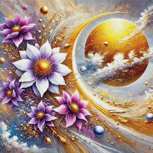 Golden Moon - Diamond Painting