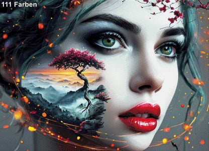 Bonsai Girl - Diamond Painting