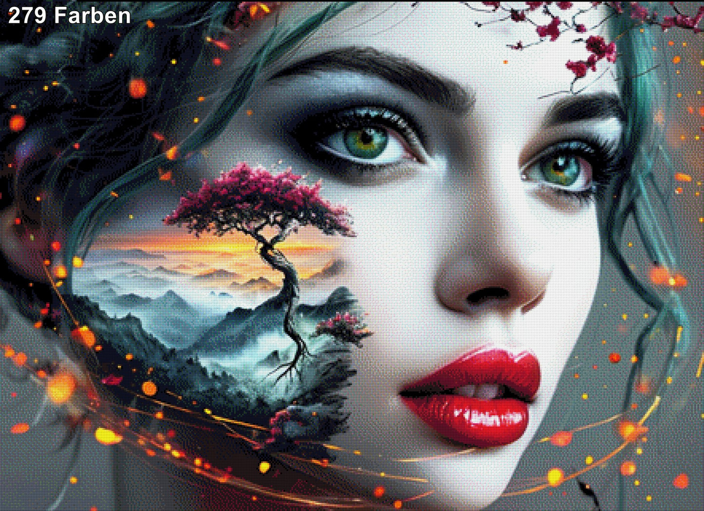 Bonsai Girl - Diamond Painting