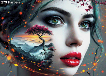 Bonsai Girl - Diamond Painting