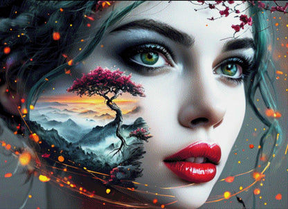 Bonsai Girl - Diamond Painting