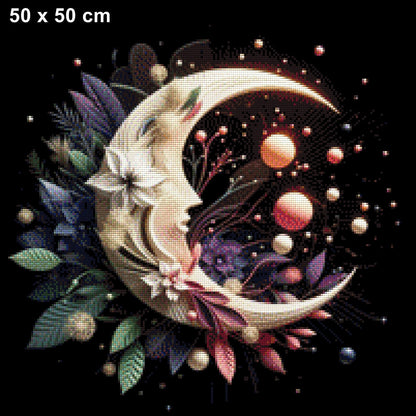 Mond Collage - Diamond Painting