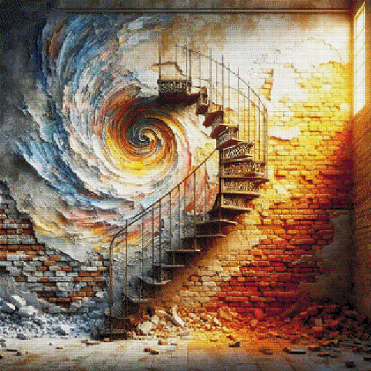 Die Treppe - Diamond Painting
