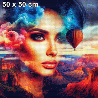 Eliana in the Canyon - Diamond Painting