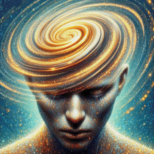 Kreisende Gedanken - Diamond Painting