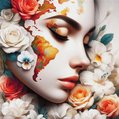 America Girl - Diamond Painting