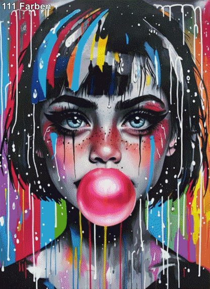 Graffiti Girl - Diamond Painting
