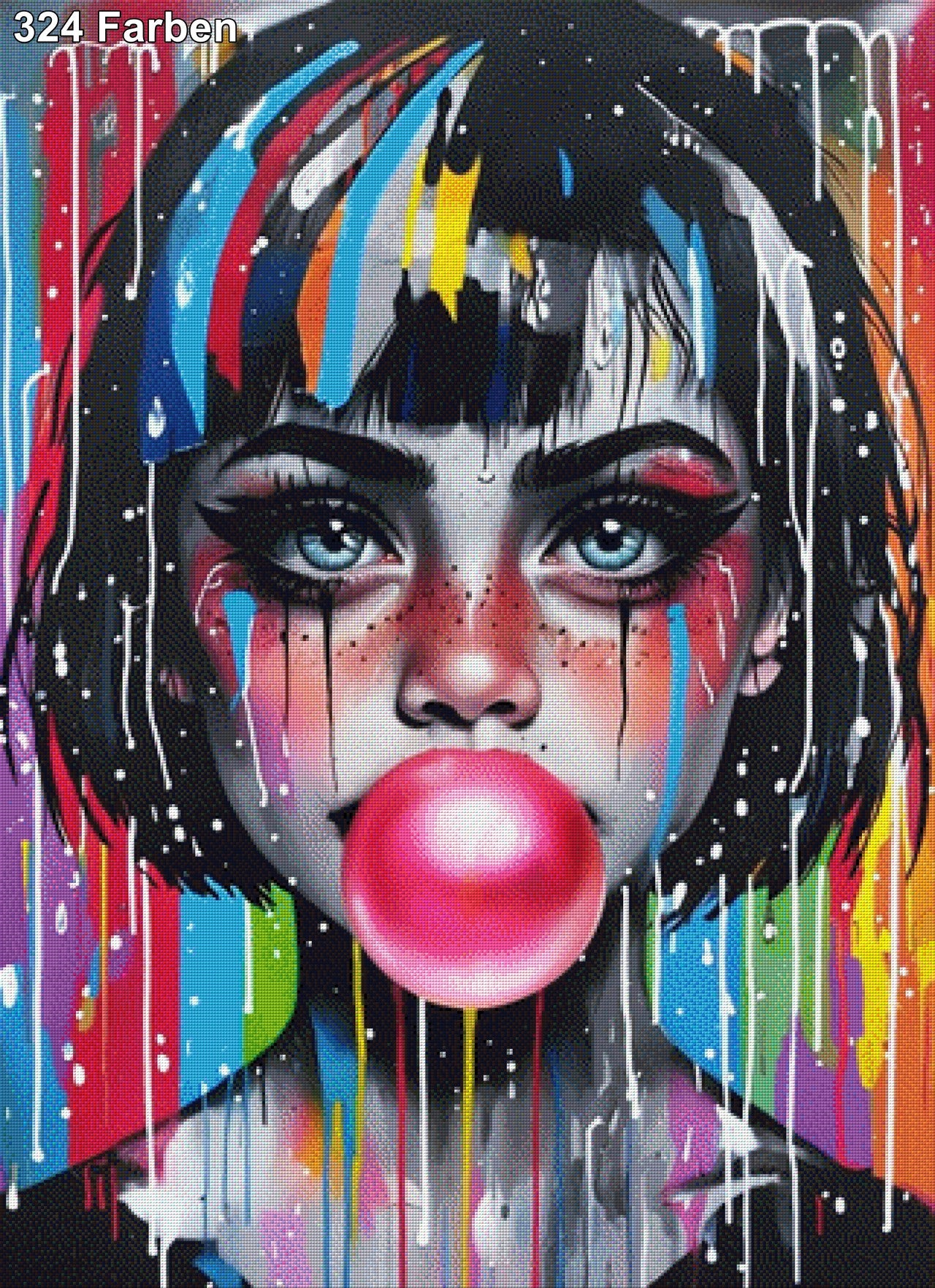 Graffiti Girl - Diamond Painting