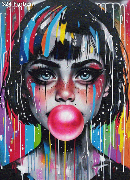 Graffiti Girl - Diamond Painting