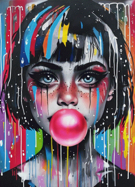 Graffiti Girl - Diamond Painting