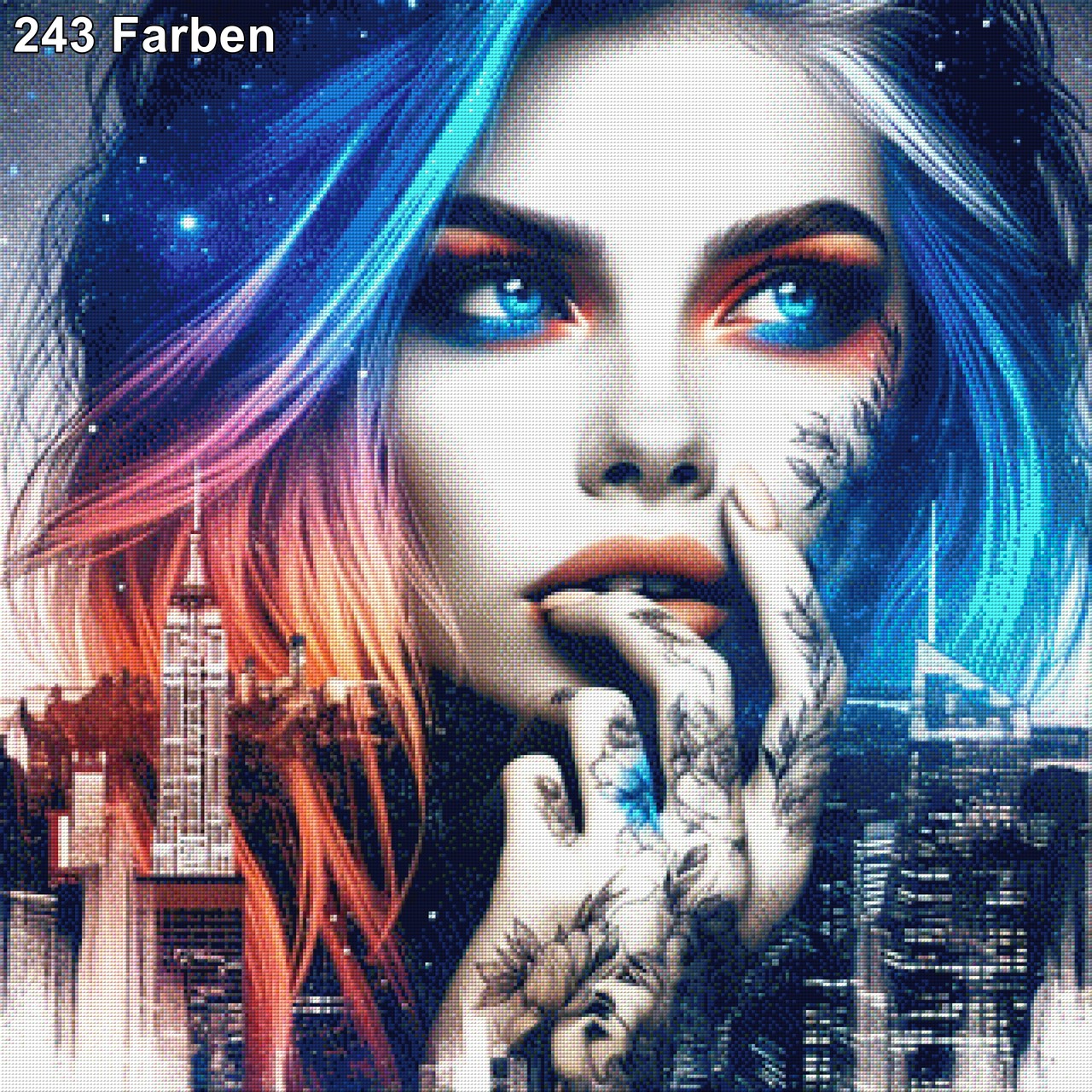 Lotta träumt von New York - Diamond Painting