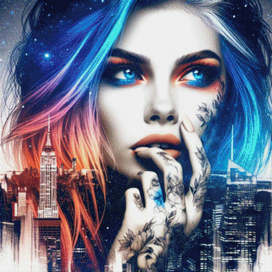 Lotta träumt von New York - Diamond Painting