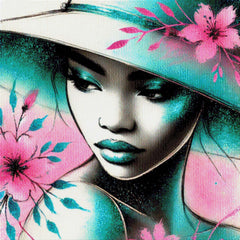 Asia Lady - Diamond Painting