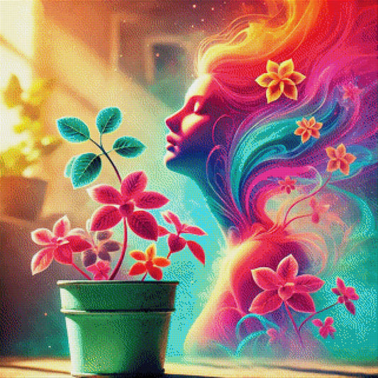 Pflanzenenergie - Diamond Painting