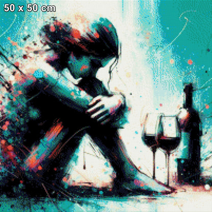 Wine Time - Diamond Painting