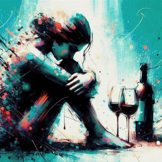 Wine Time - Diamond Painting
