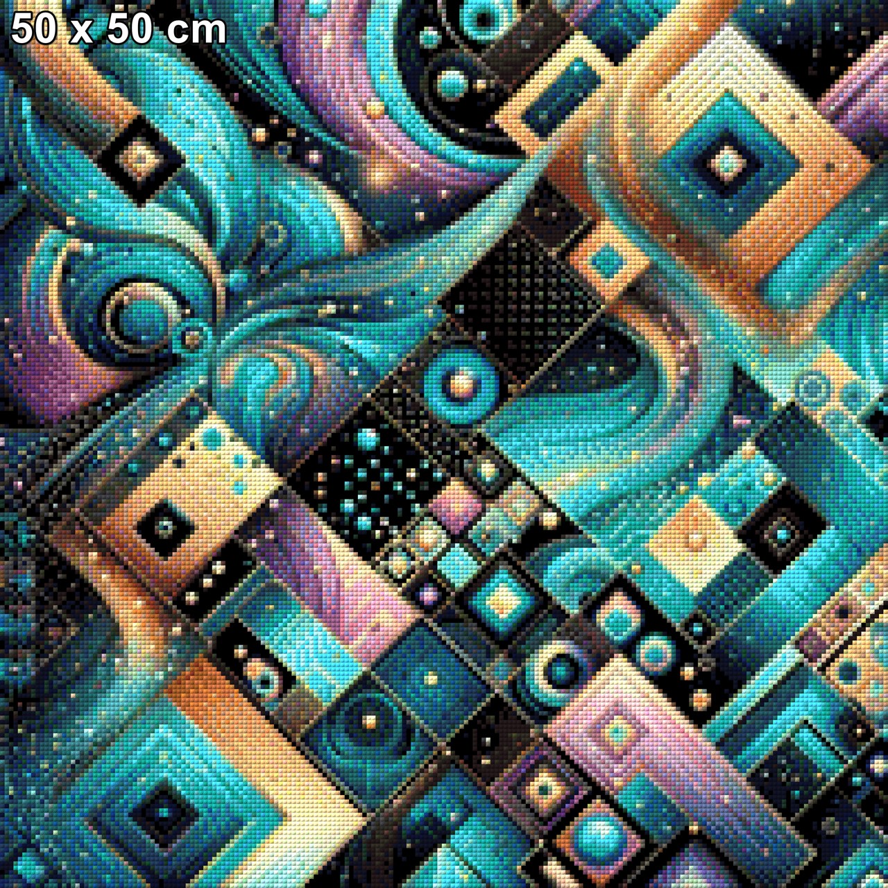 Sprache der Linien - Diamond Painting