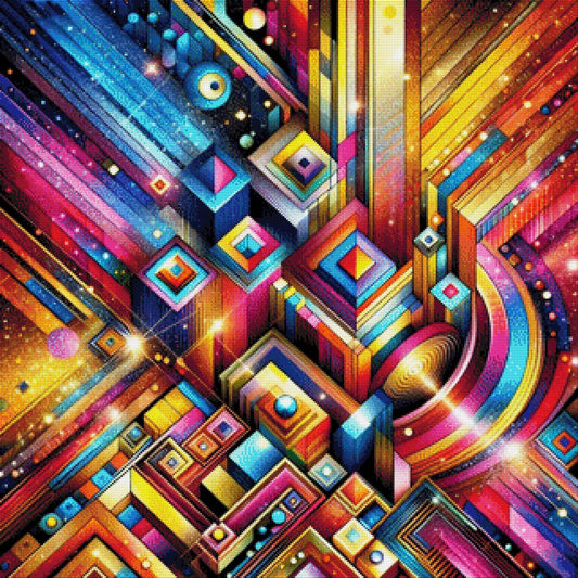 Organisierte Unordnung - Diamond Painting