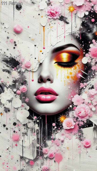 Face in the Wall  - Diamond Painting