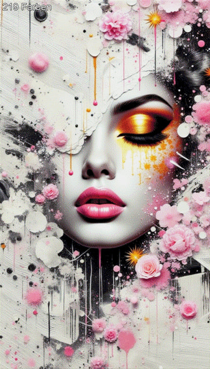 Face in the Wall  - Diamond Painting