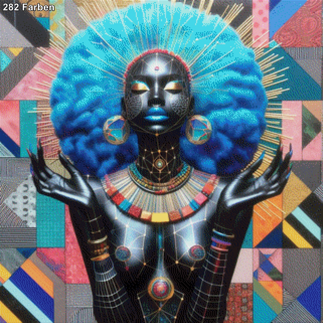 Blue Hair - Diamond Painting