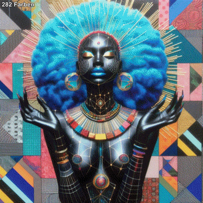 Blue Hair - Diamond Painting