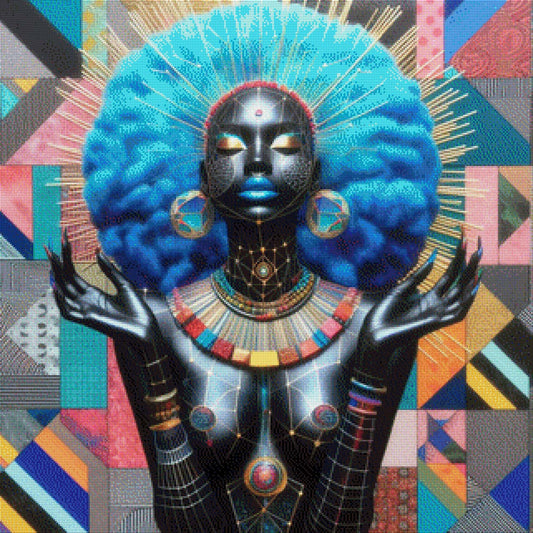 Blue Hair - Diamond Painting