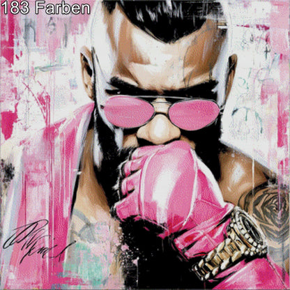 Sir Pink - Diamond Painting