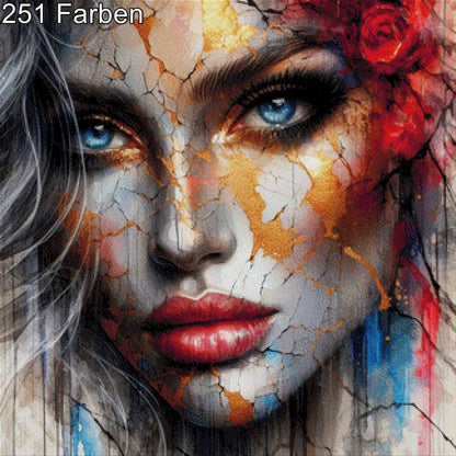 Scarlet Fracture - Diamond Painting