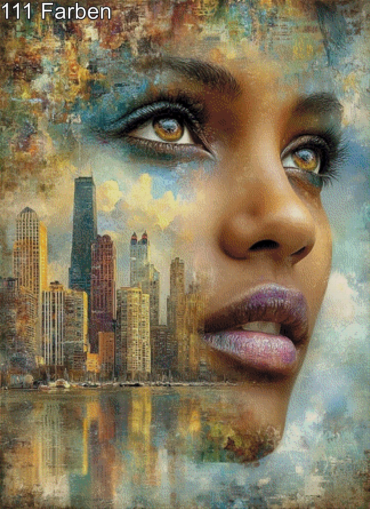 Skyline Muse - Diamond Painting