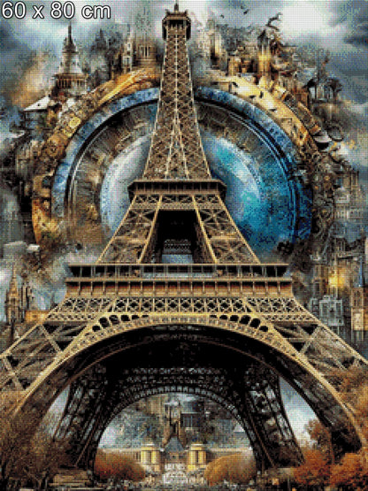Eiffelturm der Moderne - Diamond Painting