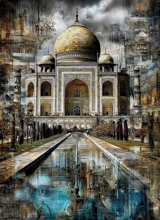 Tadsch Mahal der Moderne - Diamond Painting