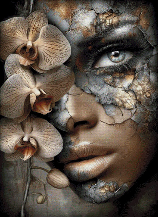 Luna Orchidee - Diamond Painting