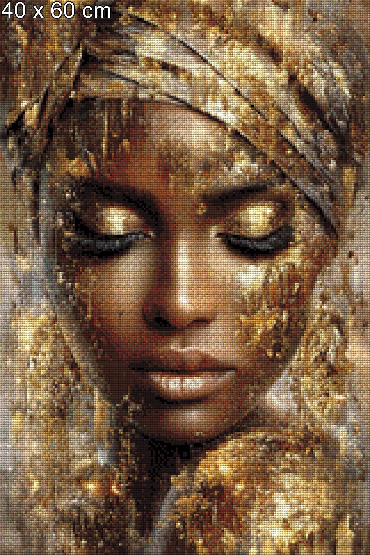 Golden Lady - Diamond Painting