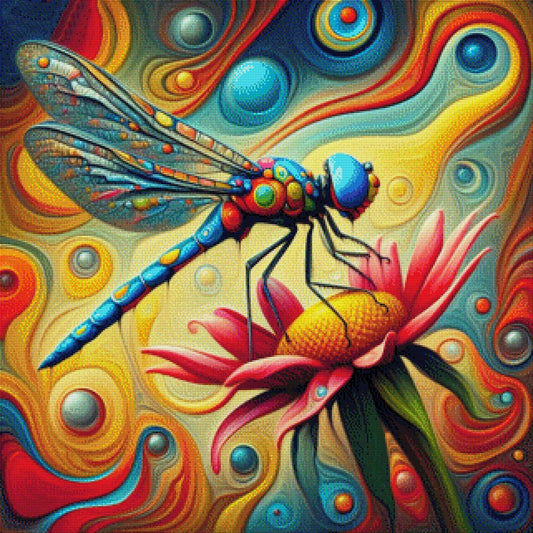 Die Libelle - Diamond Painting