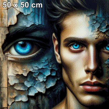 Mann Abstrakt - Diamond Painting