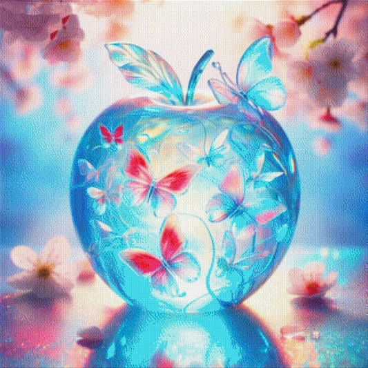 Butterfly Apple - Diamond Painting