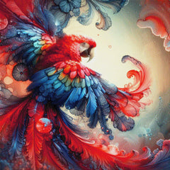 Ara Aquarell - Diamond Painting