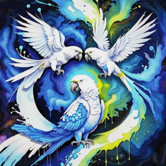 Papageienkreis - Diamond Painting