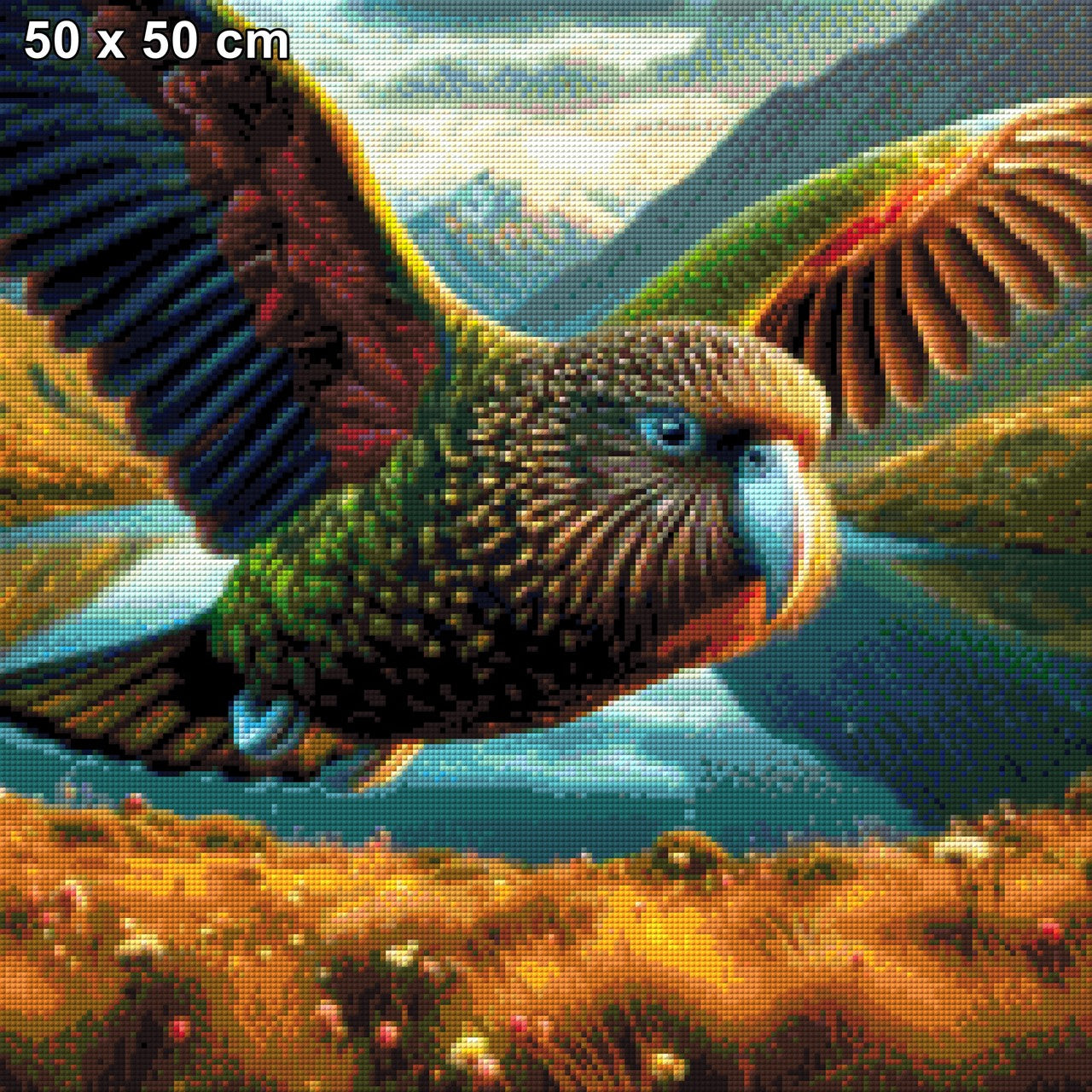 Kakapo Papagei - Diamond Painting